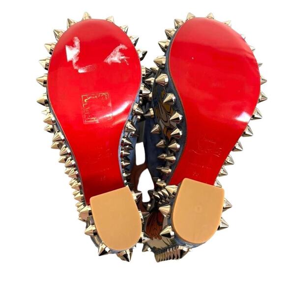 CHRISTIAN LOUBOUTIN MASSIVACTIC 160 SPIKE PLATFORM SANDALS 5/35 NEW SOLD OUT - Picture 7 of 8